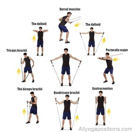 resistance band exercises and workouts allyogapositions