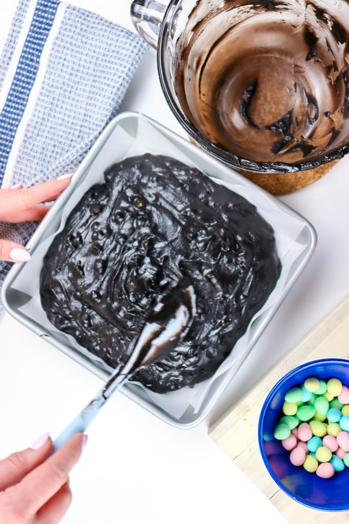 mini egg brownies 