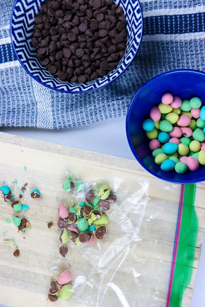 mini egg brownies 