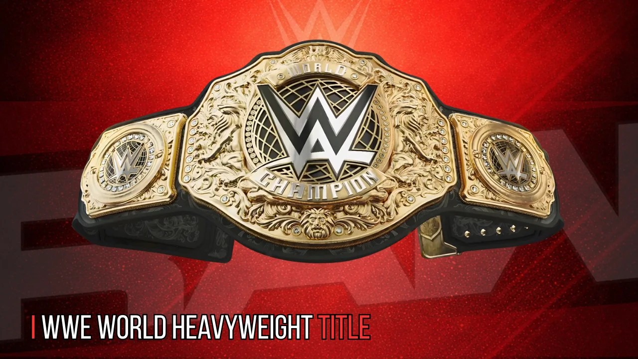 WWE WORLD HEAVYWEIGHT TITLE championship belt