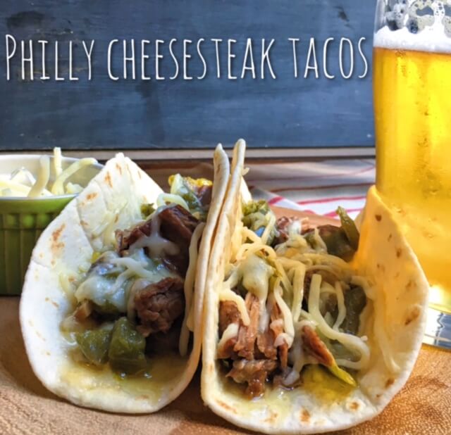 Philly Cheesesteak Tacos