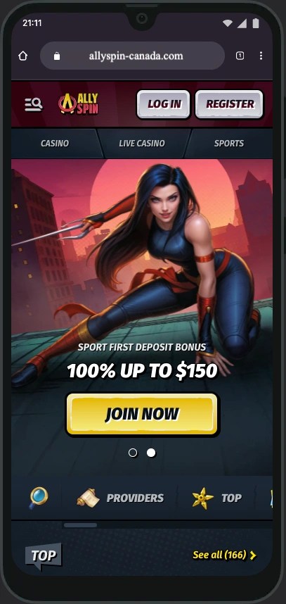 Allyspin Casino - Official Betting Site in Canada