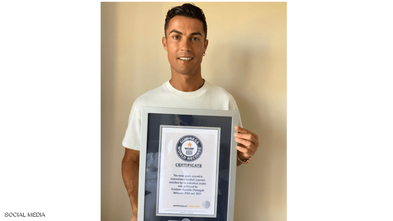 رونالدو يدخل موسوعة غينيس