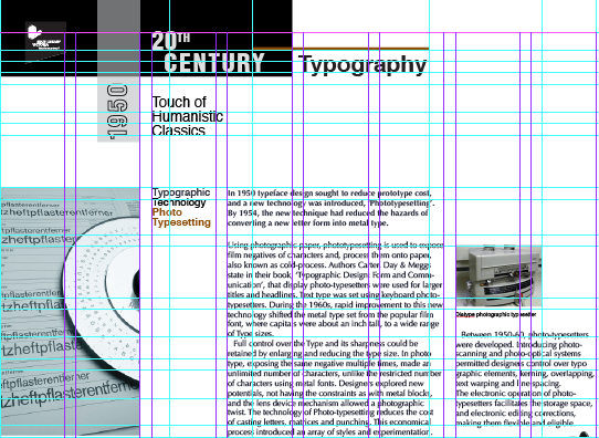 Execution Details - Grid system and styles