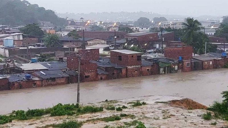 Fortes chuvas em Recife