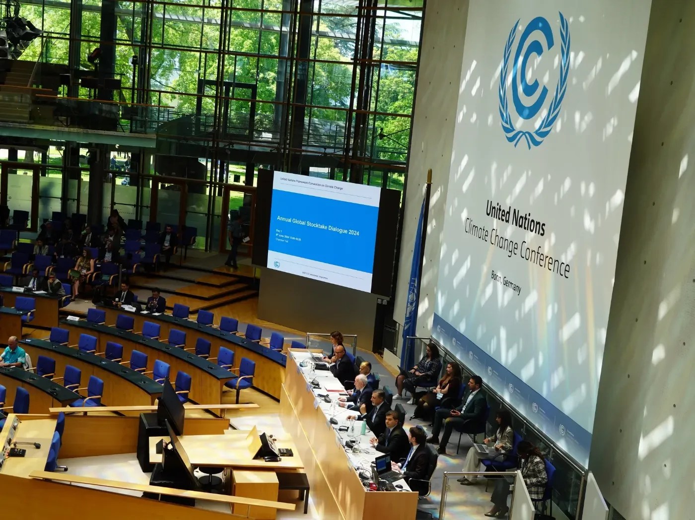 Conferência de Bonn, na Alemanha.
