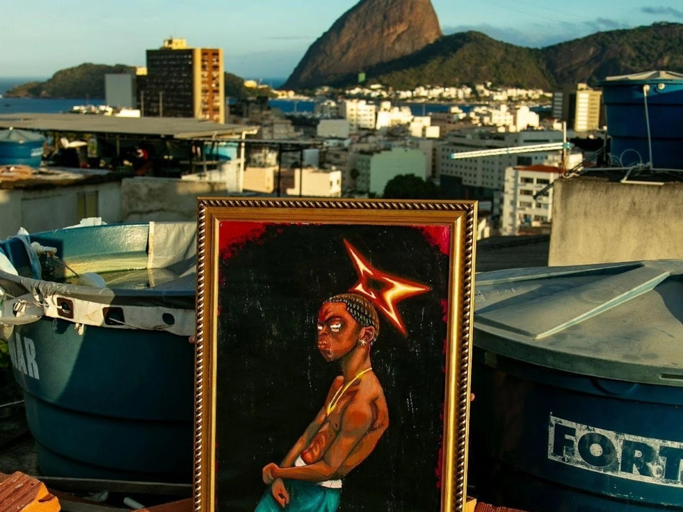 "Aura, versículo de um neguin", obra de Rxbisco.