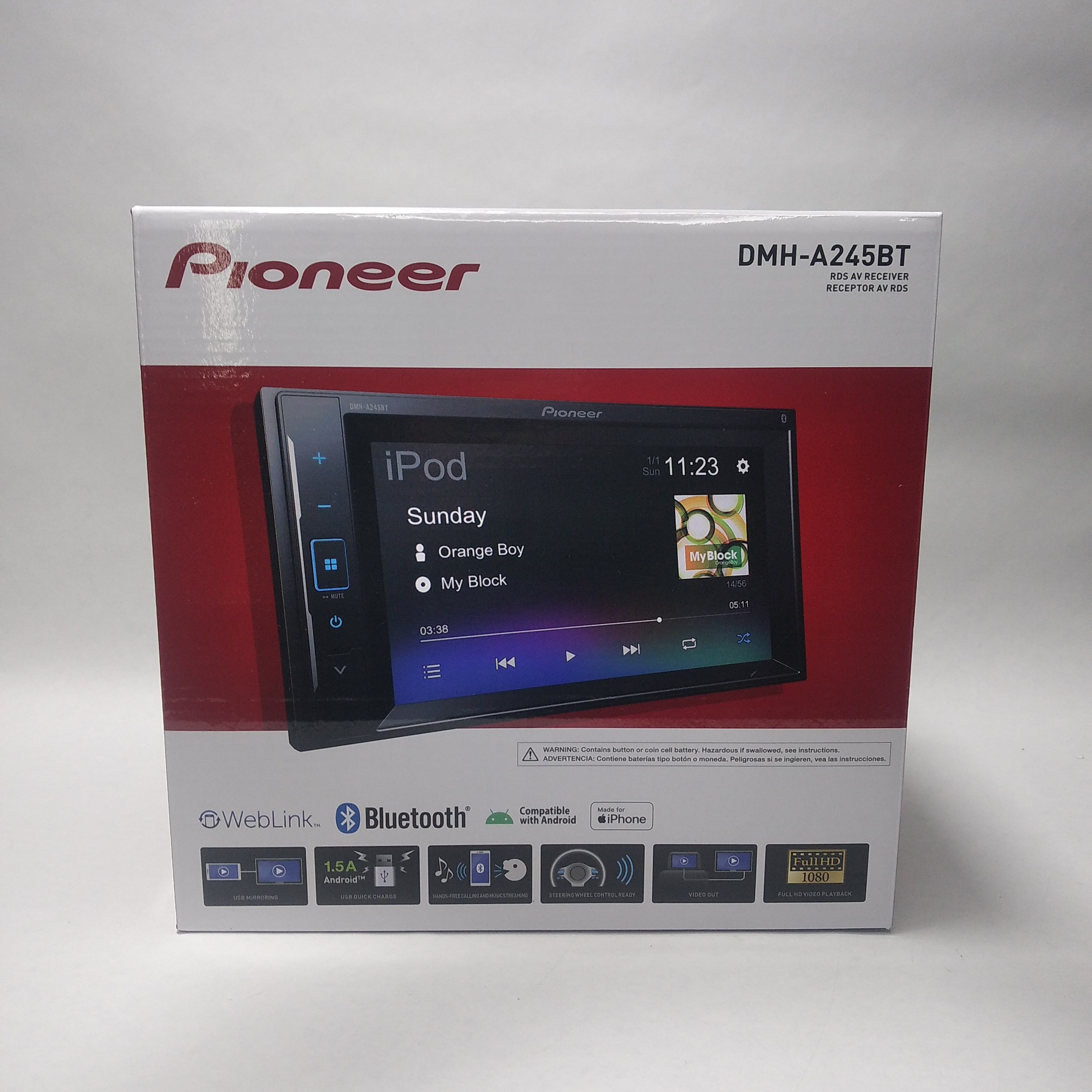 Reproductor Pioneer de Pantalla DMHA245BT Almayor