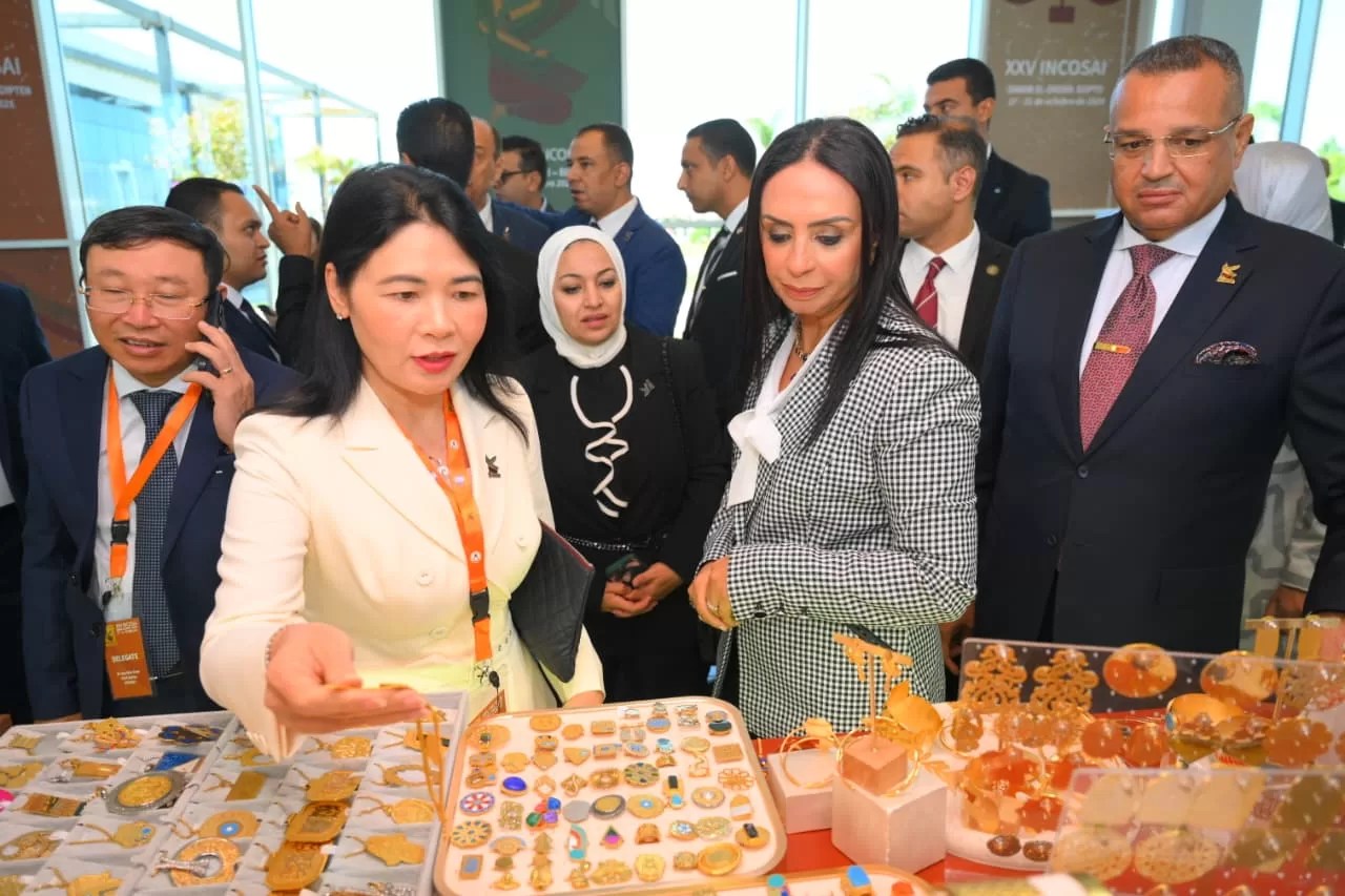 “ديارنا للحرف اليدوية” يبرز جمال التراث المصري في مؤتمر الإنكوساي العالمي “ديارنا للحرف اليدوية” يبرز جمال التراث المصري في مؤتمر الإنكوساي العالمي