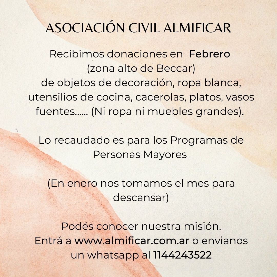 Lee más sobre el artículo Recibimos Donaciones