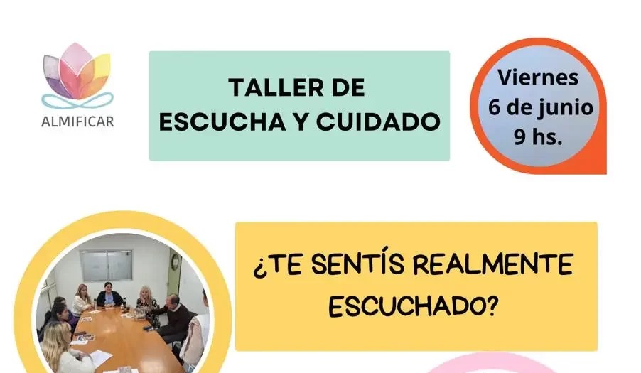 Lee más sobre el artículo TALLER de Escucha y Cuidado :: 6 de junio