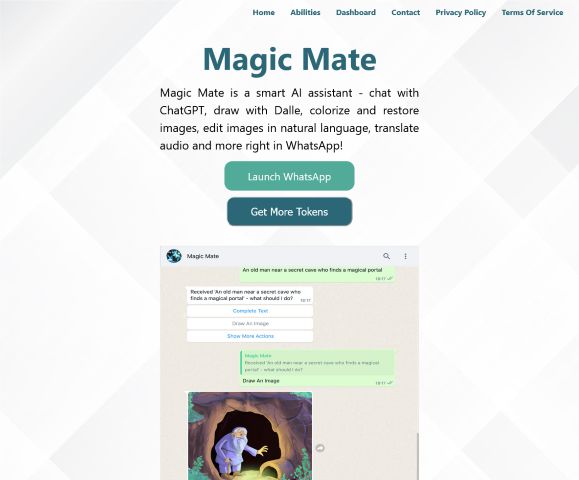 Magic Mate Ai Assistant For Whatsapp Creati Ai - Modern Landscape Art - High Resolution