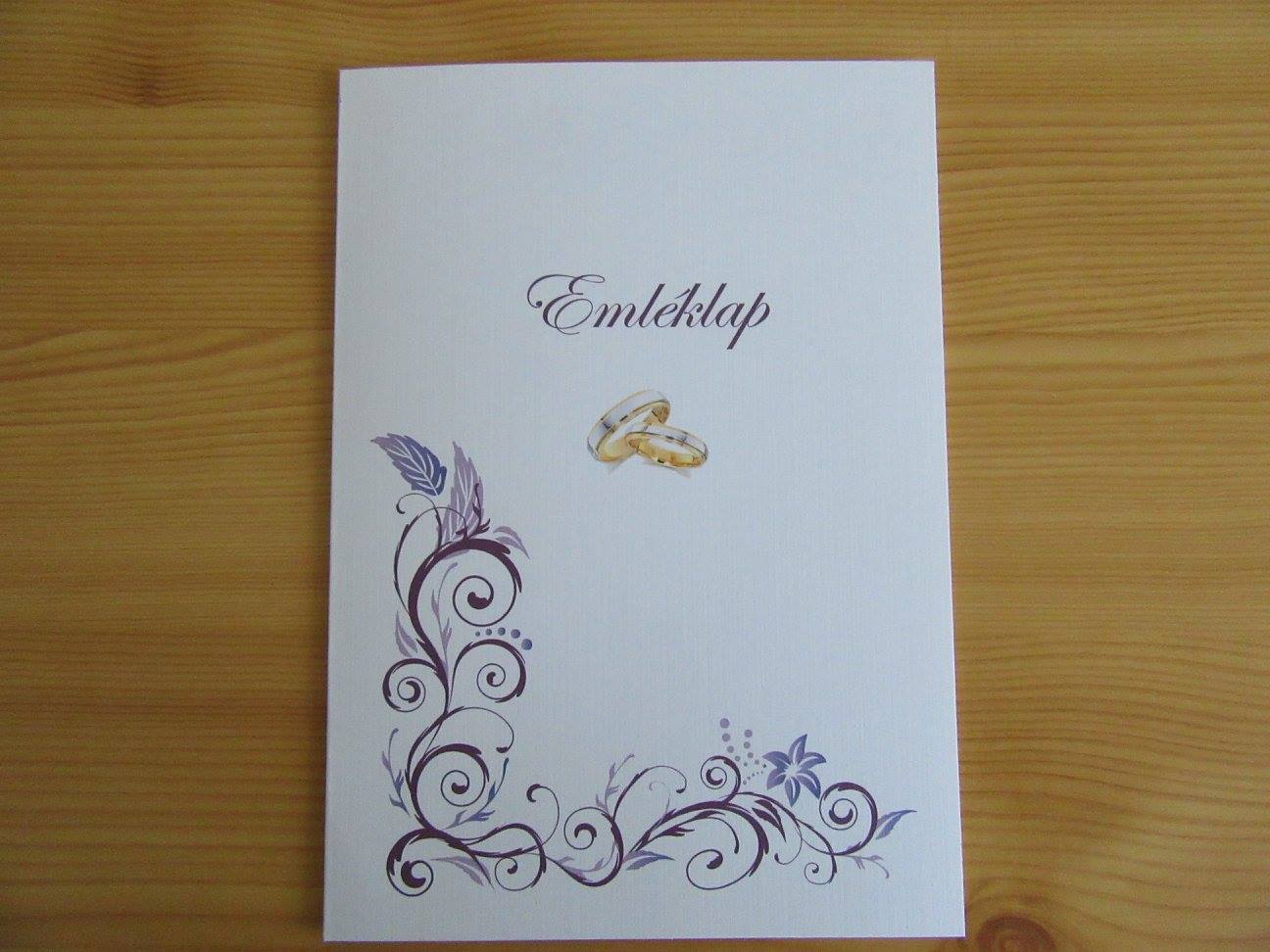 Esküvői emléklap 010