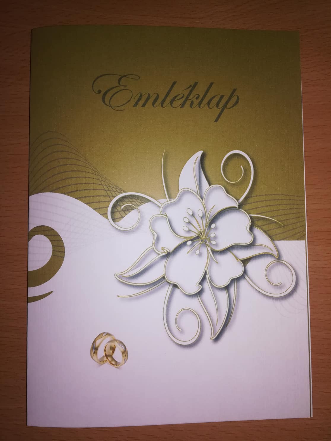 Esküvői emléklap 0103