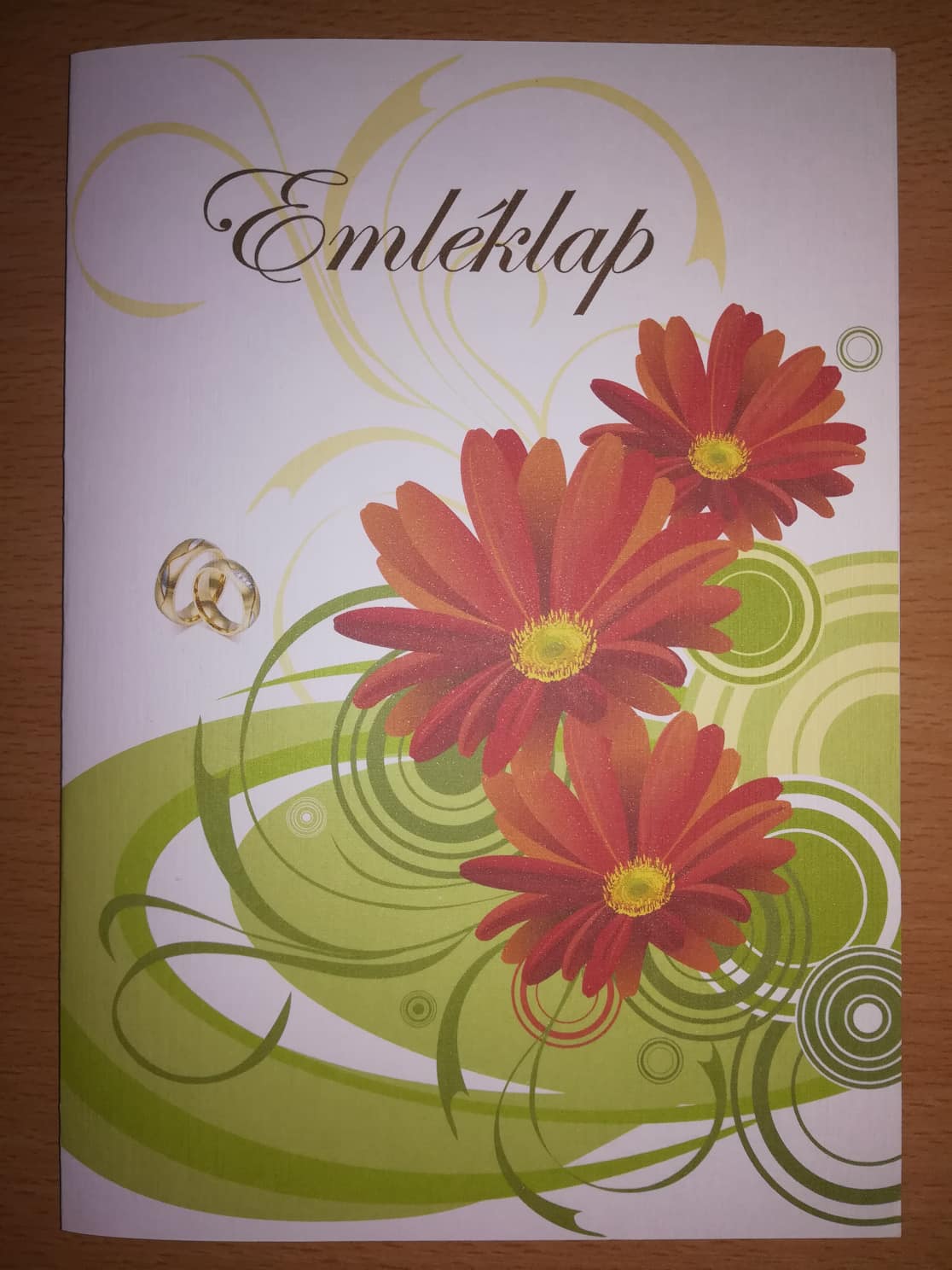 Esküvői emléklap 0104