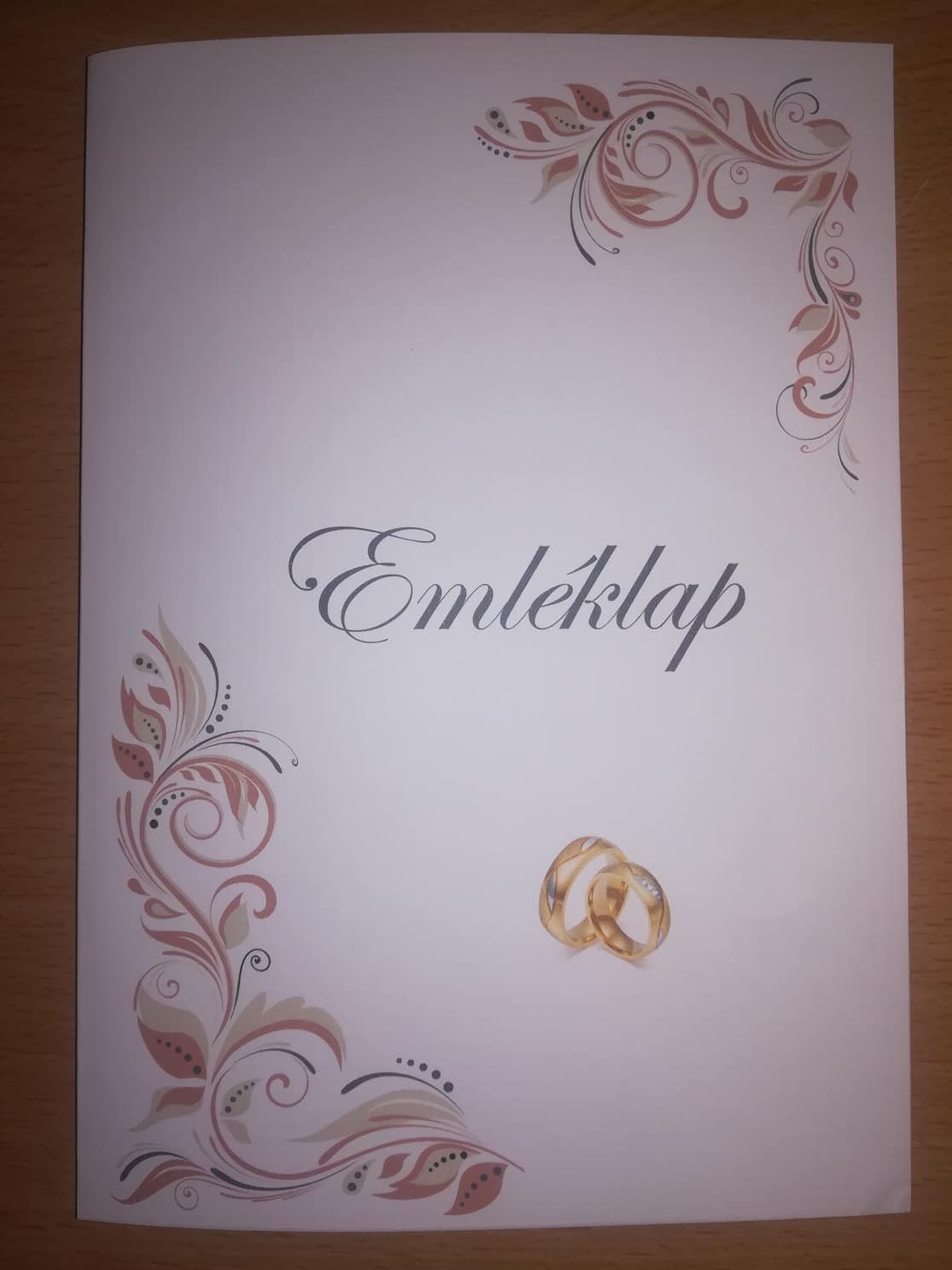 Esküvői emléklap 0111