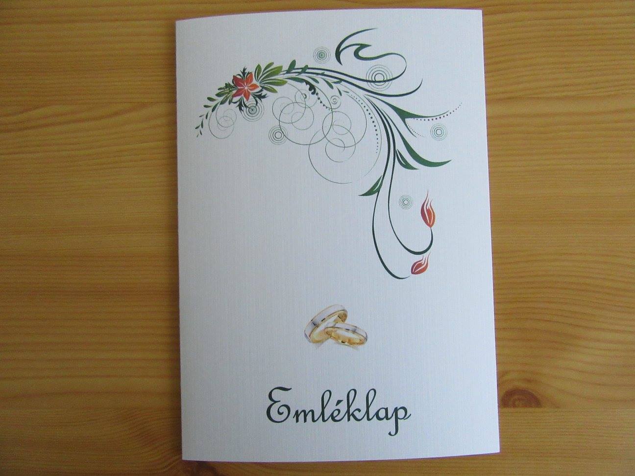 Esküvői emléklap 012