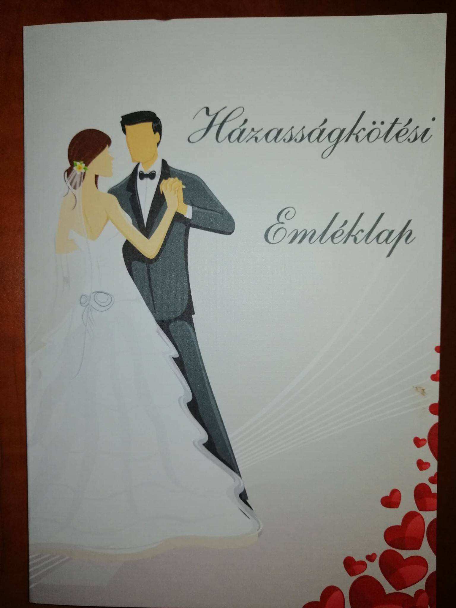 Esküvői emléklap 0120