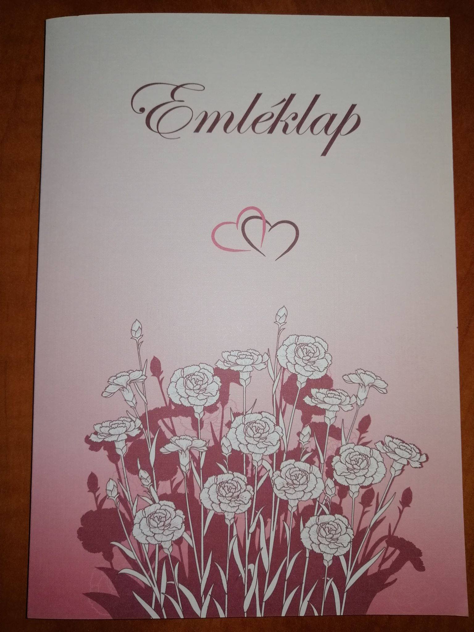 Esküvői emléklap 0124