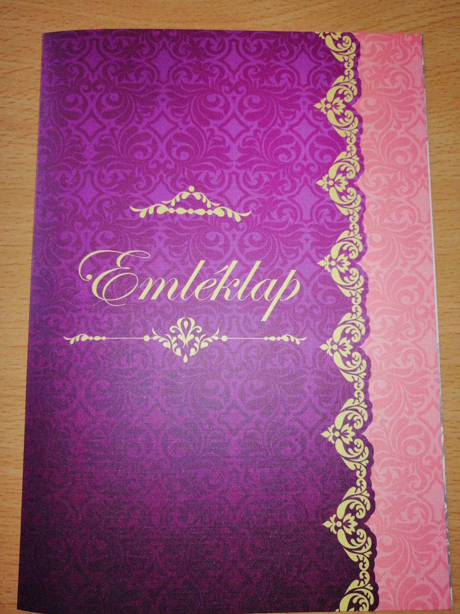 Esküvői emléklap 0149