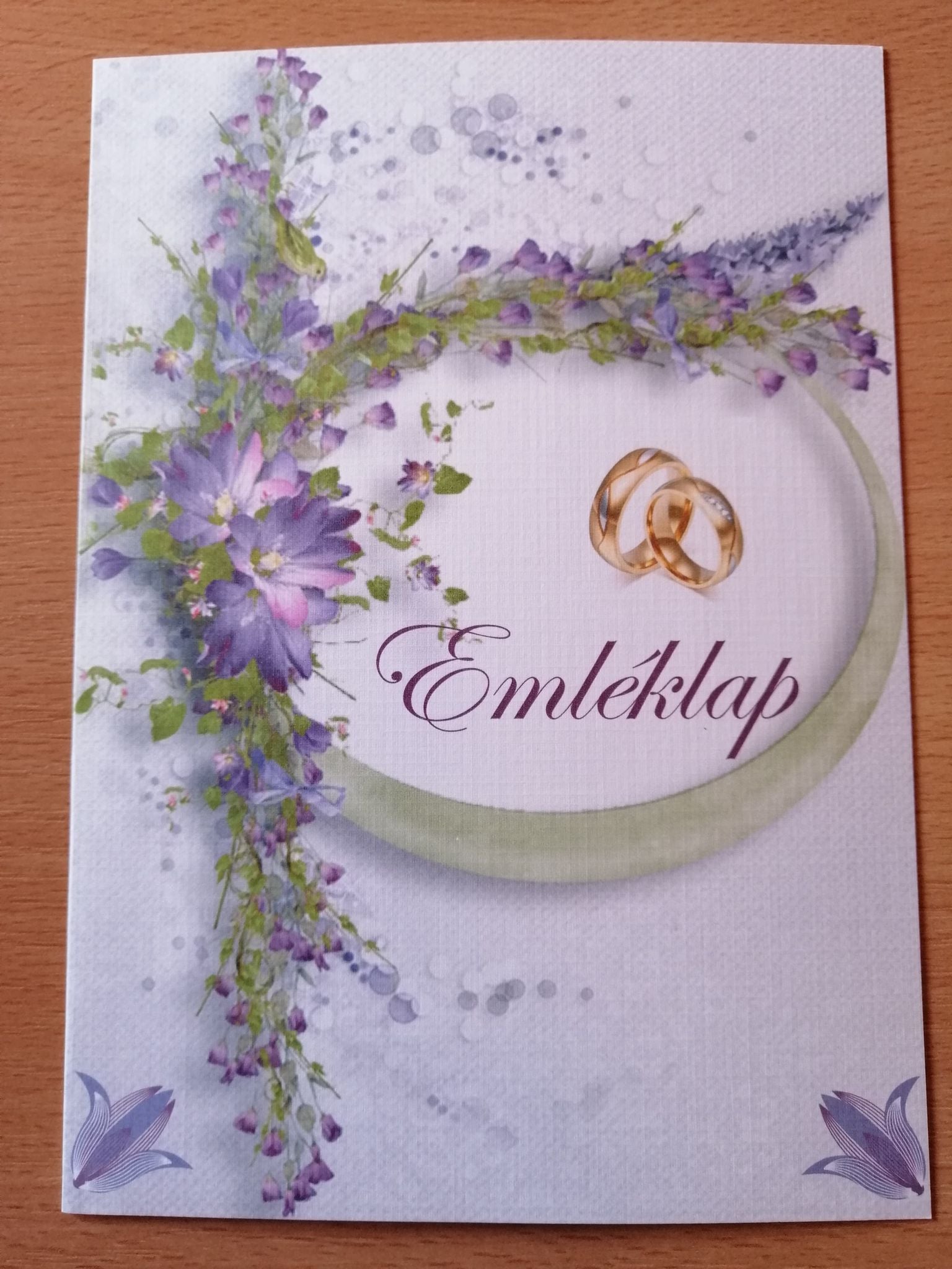 Esküvői emléklap 0154