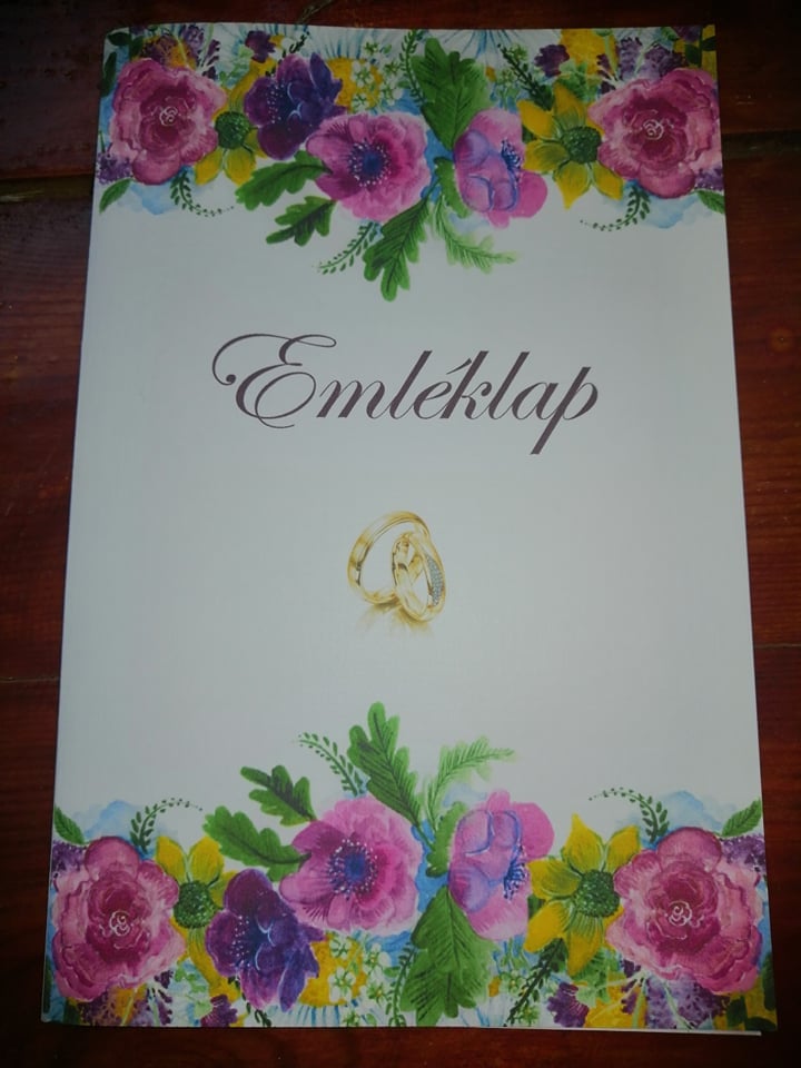 Esküvői emléklap 0157