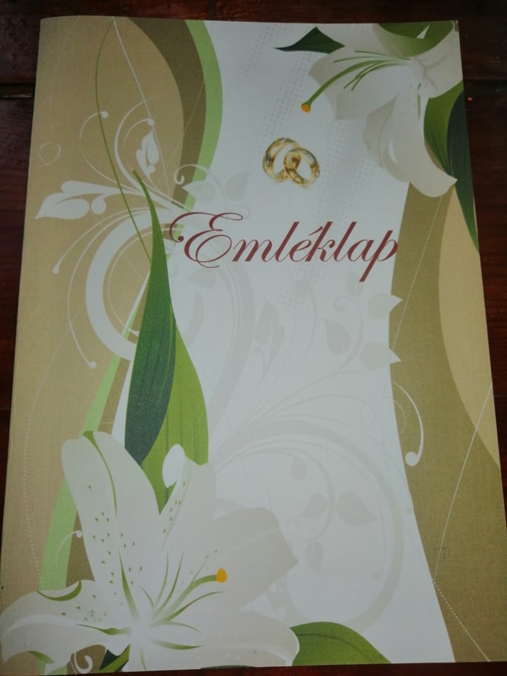 Esküvői emléklap 0159