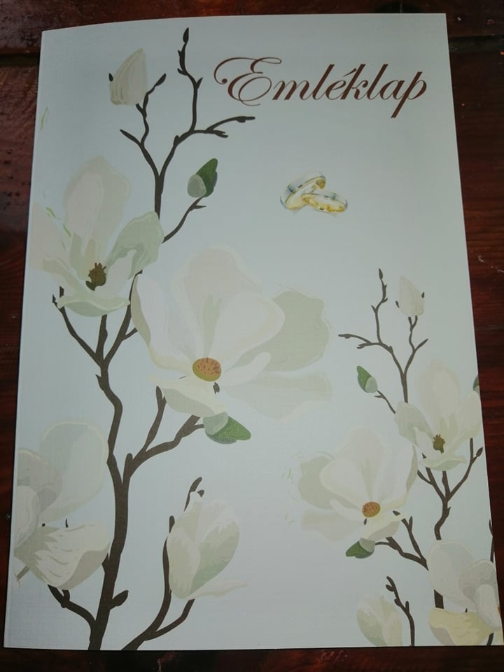 Esküvői emléklap 0165