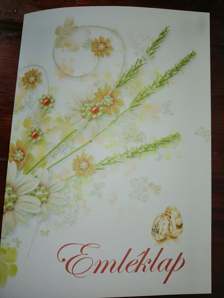 Esküvői emléklap 0168