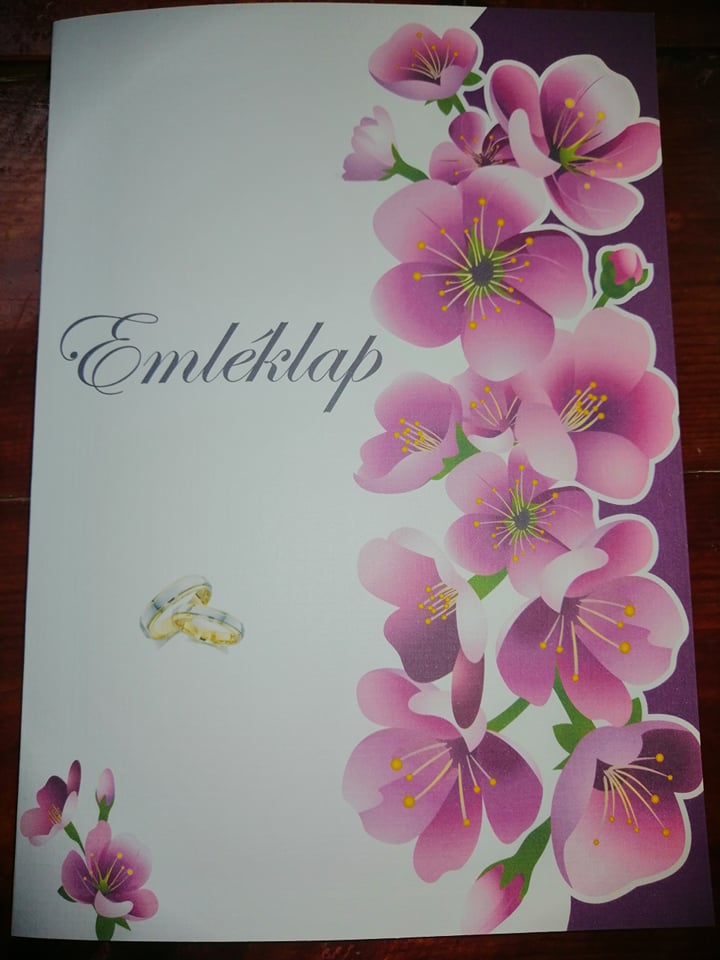 Esküvői emléklap 0181