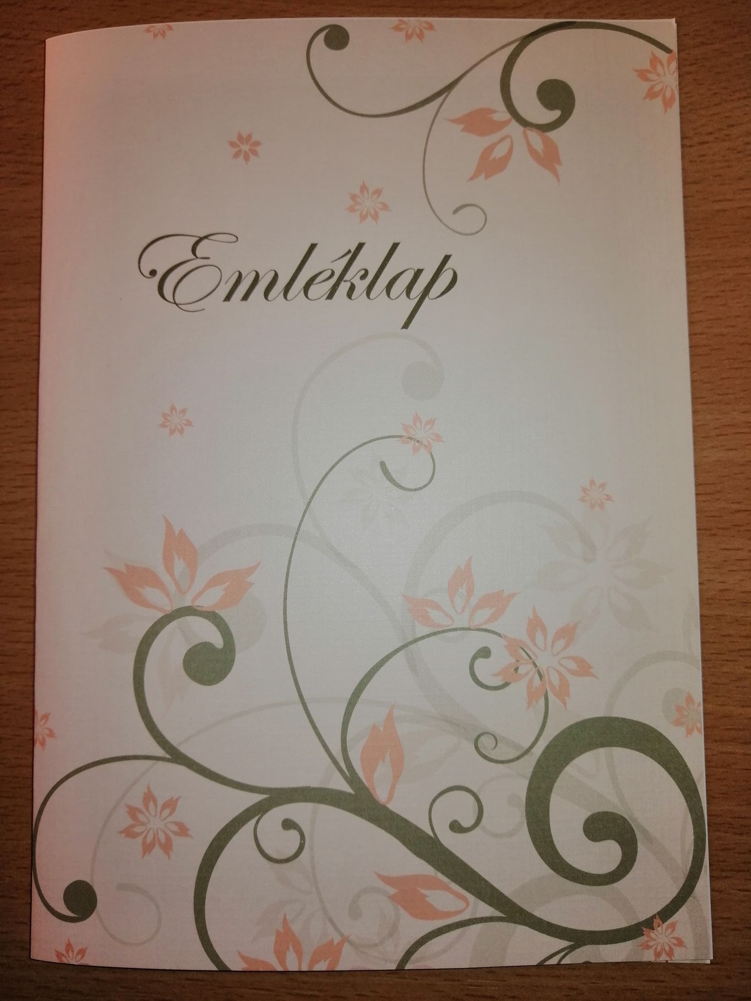 Esküvői emléklap 0183
