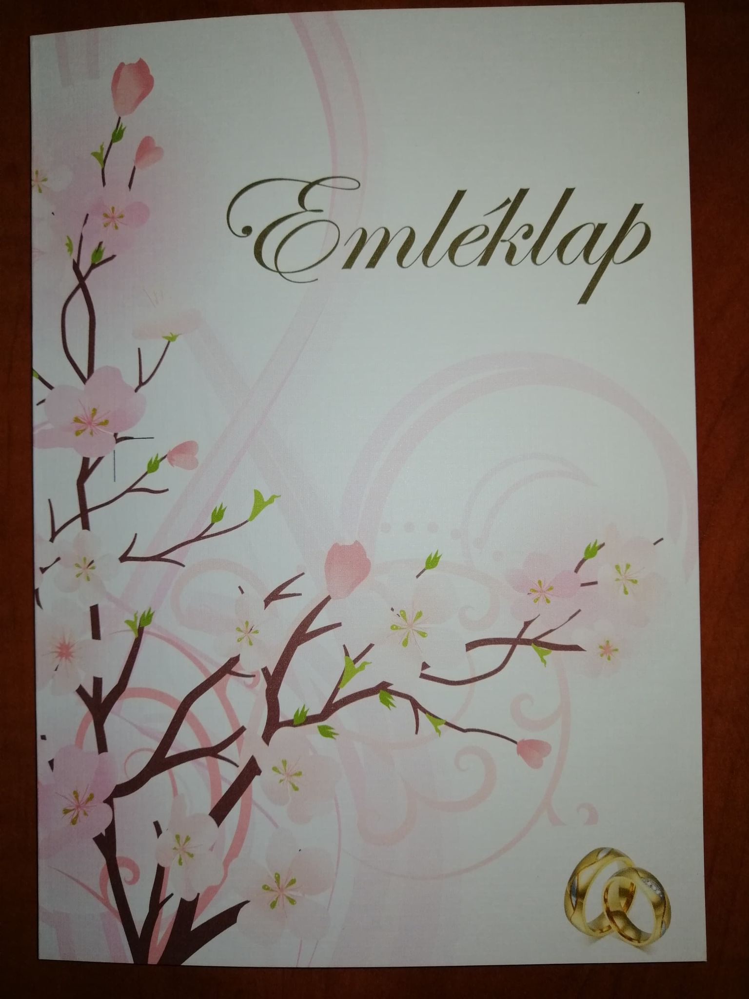 Esküvői emléklap 0185