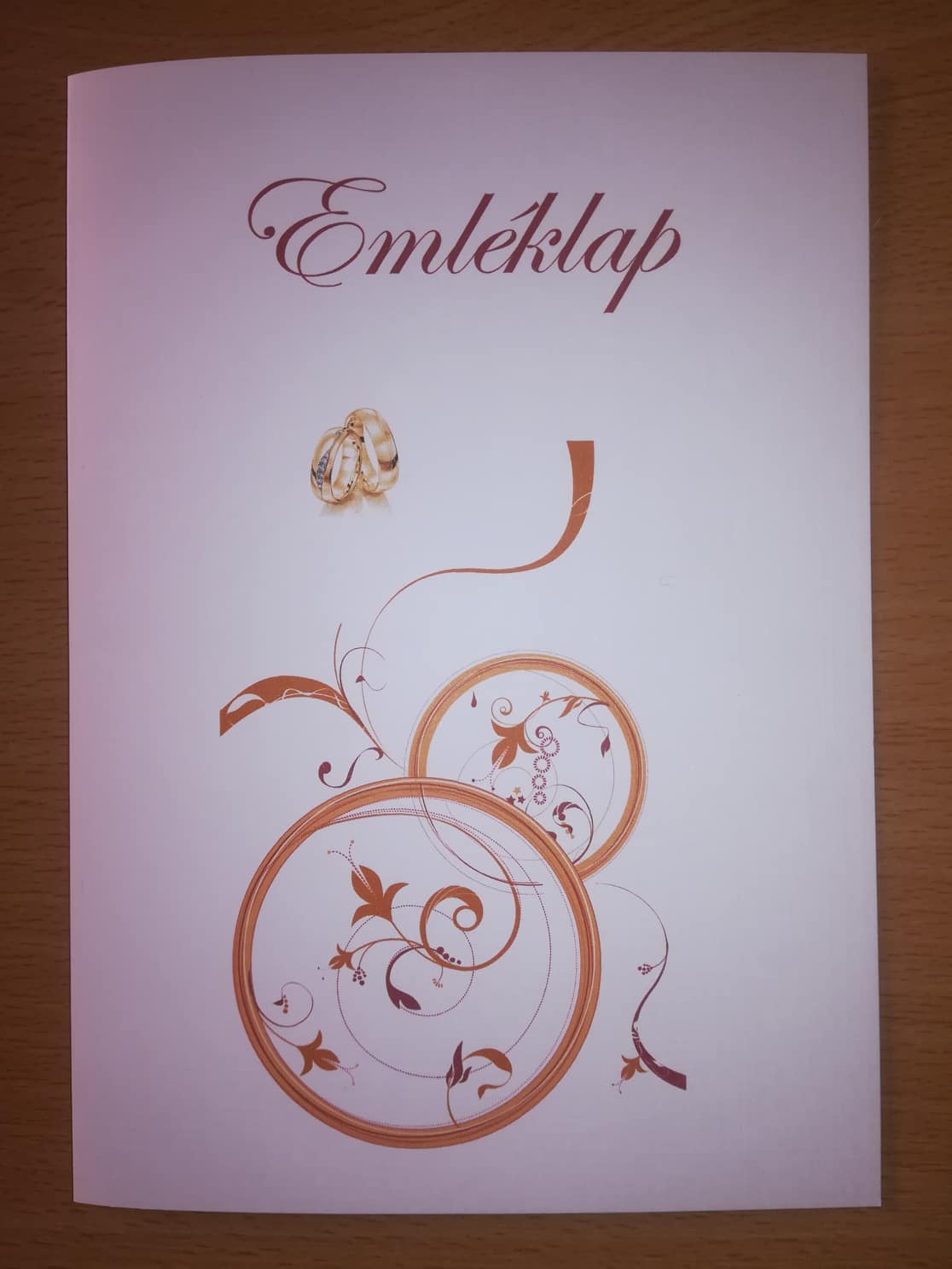 Esküvői emléklap 0188