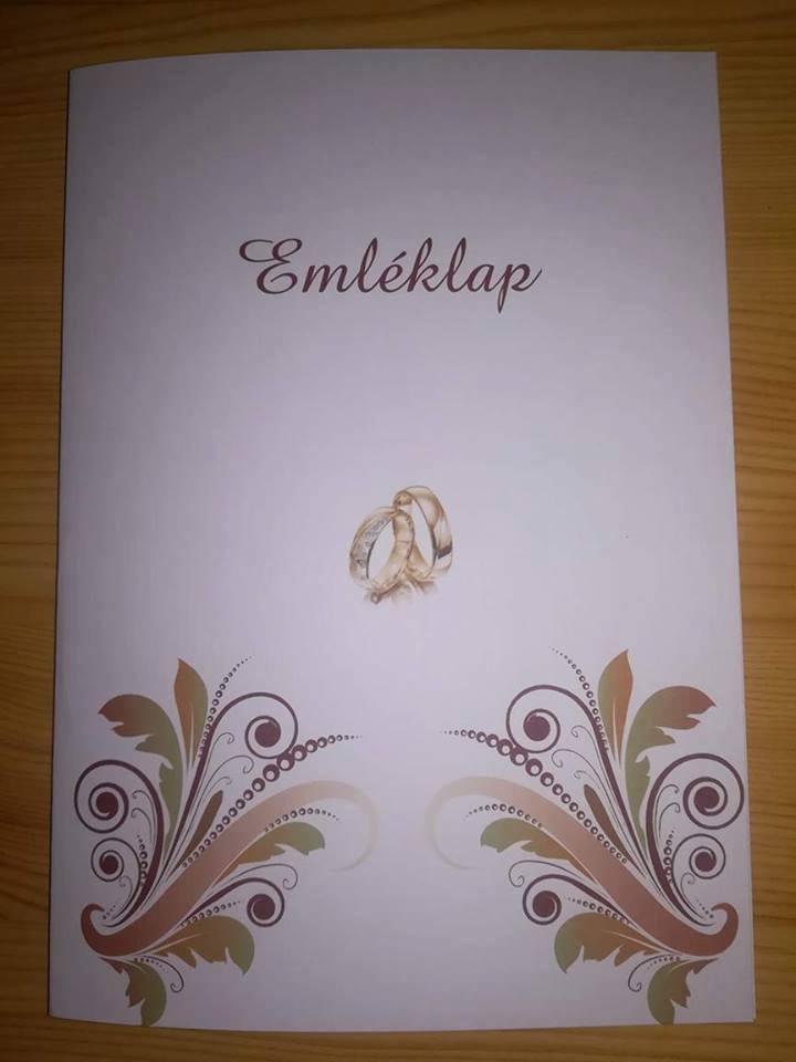 Esküvői emléklap 022