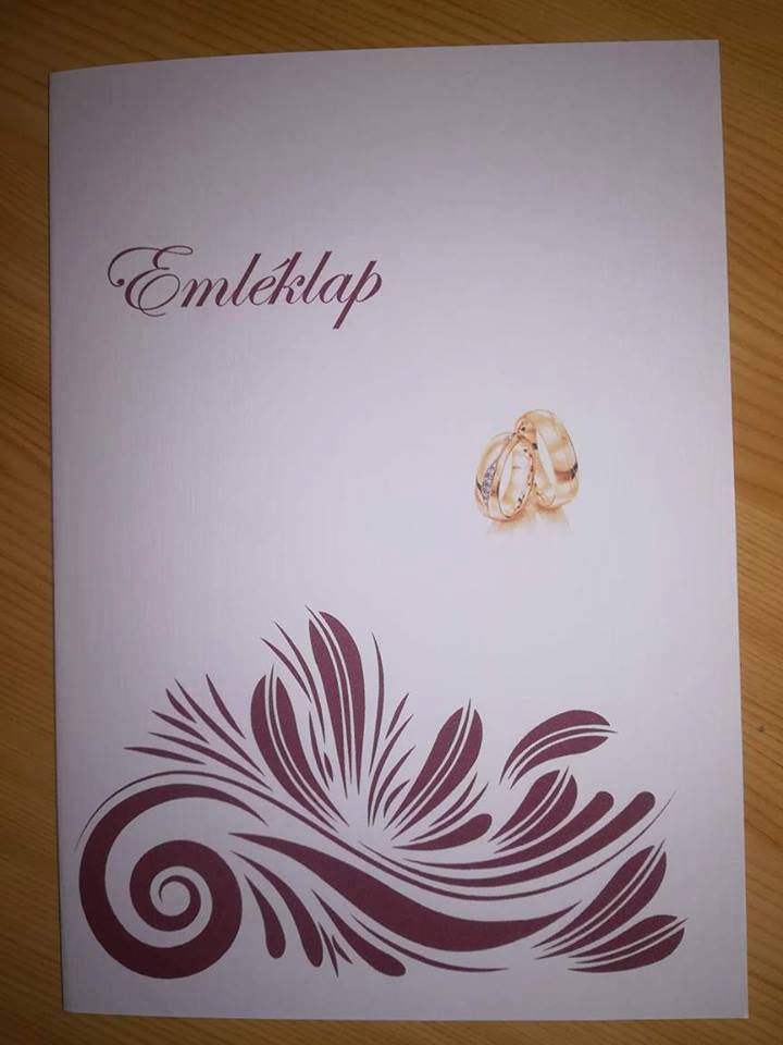 Esküvői emléklap 028