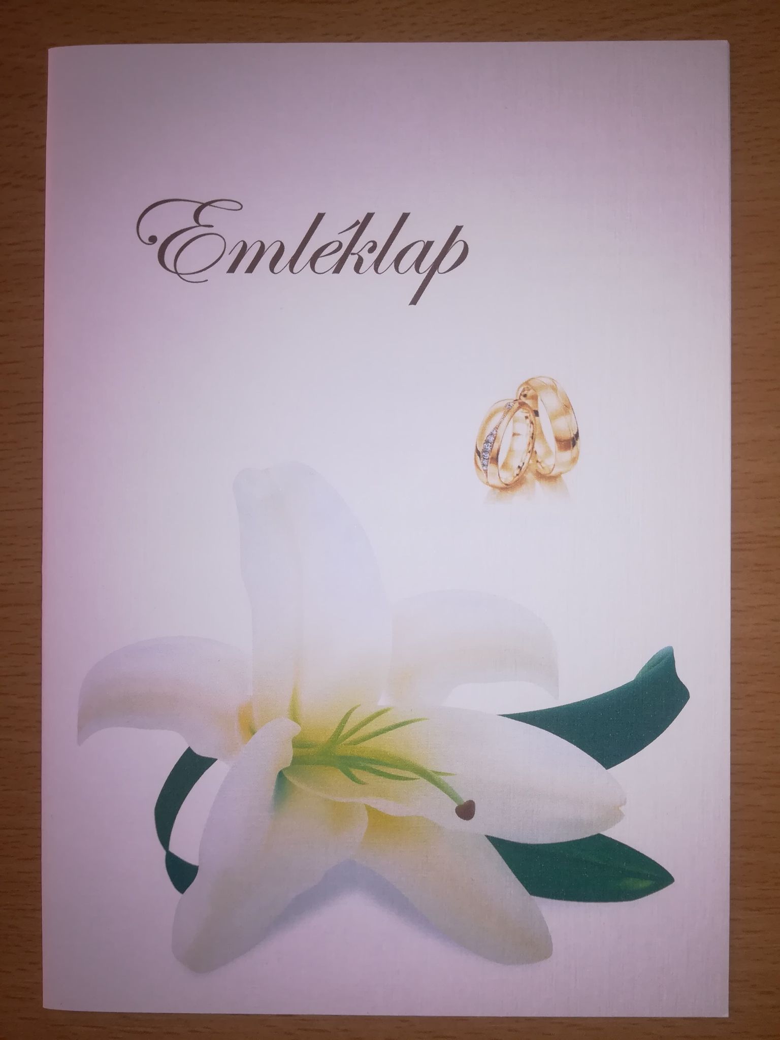 Esküvői emléklap 03