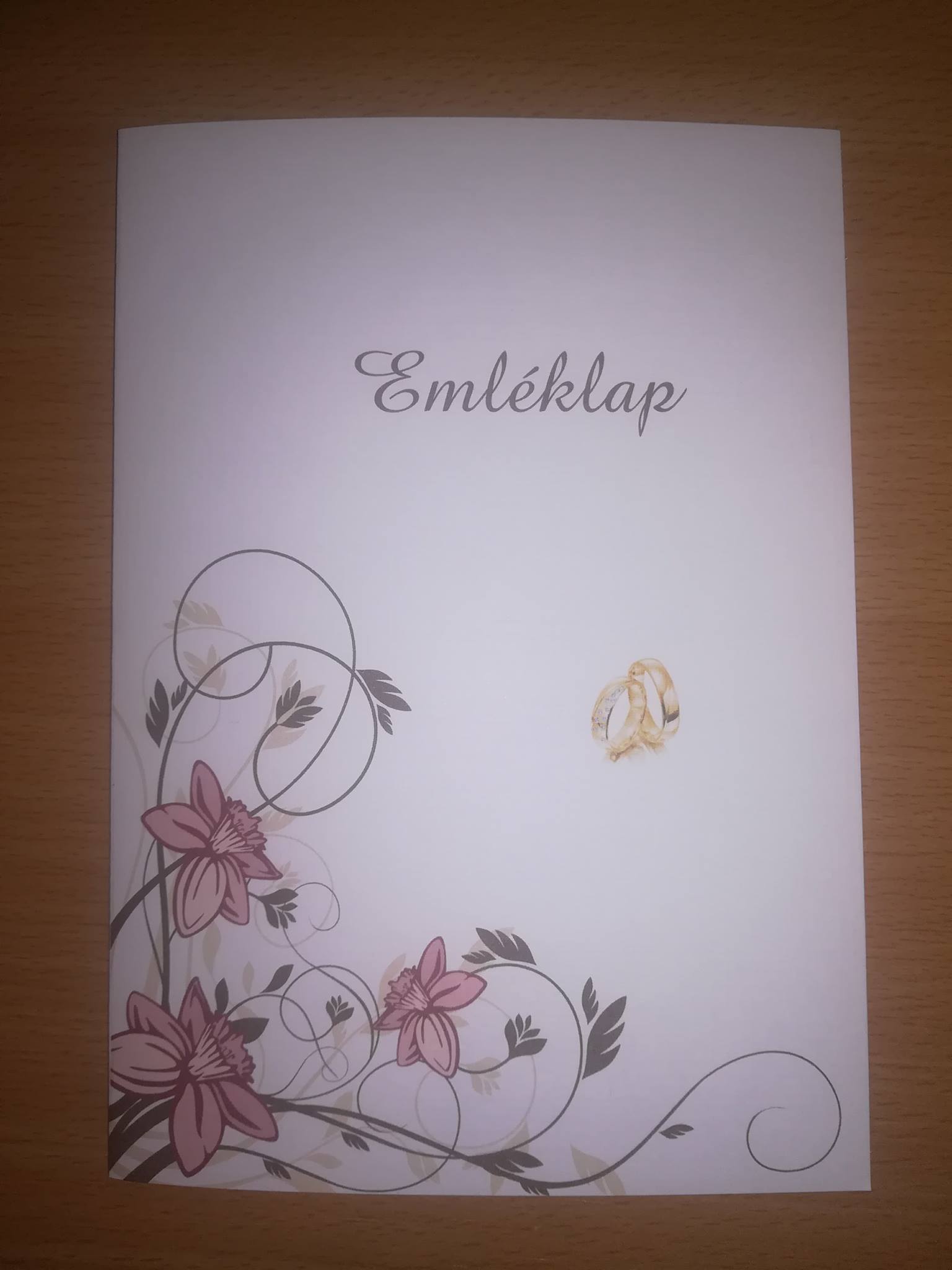Esküvői emléklap 033