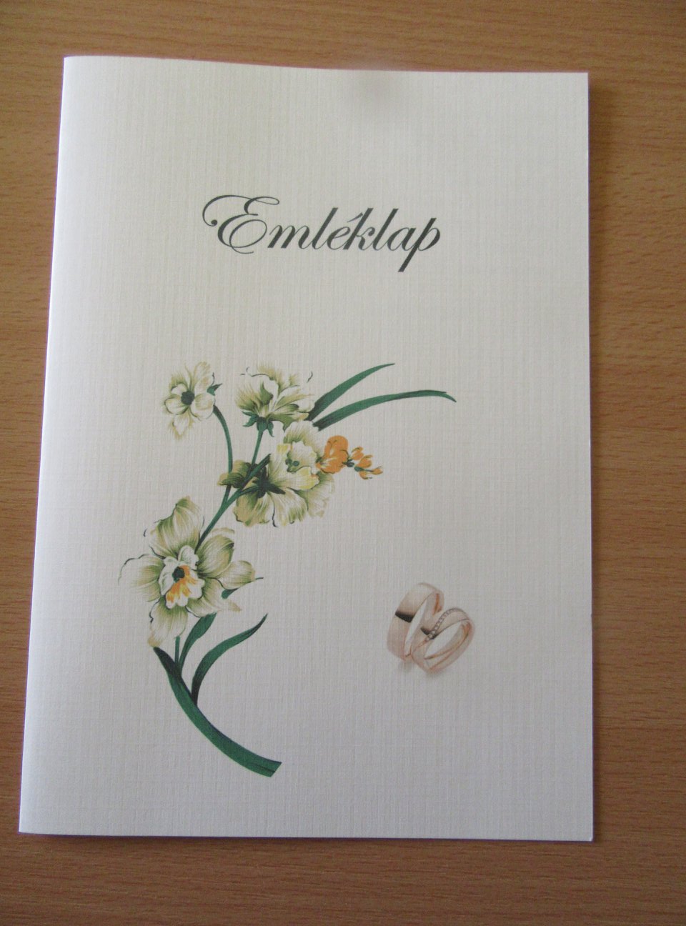 Esküvői emléklap 036