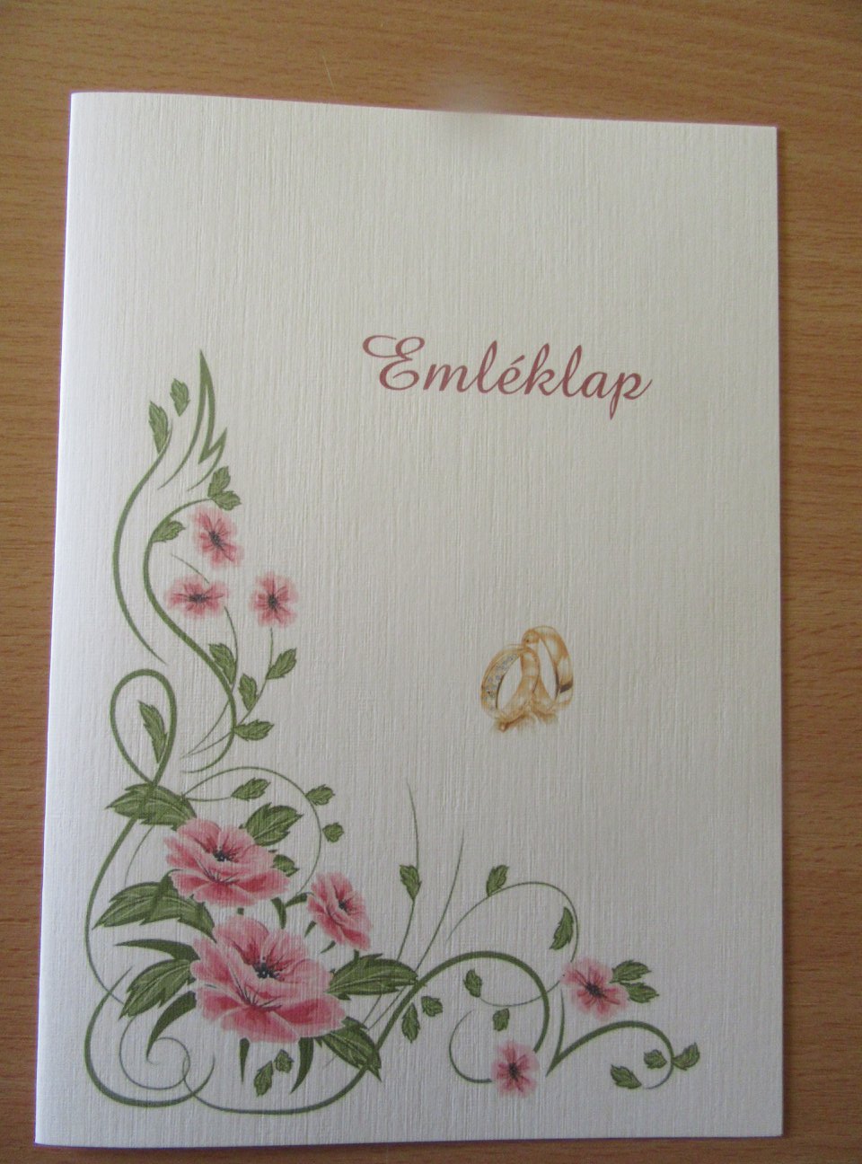 Esküvői emléklap 038