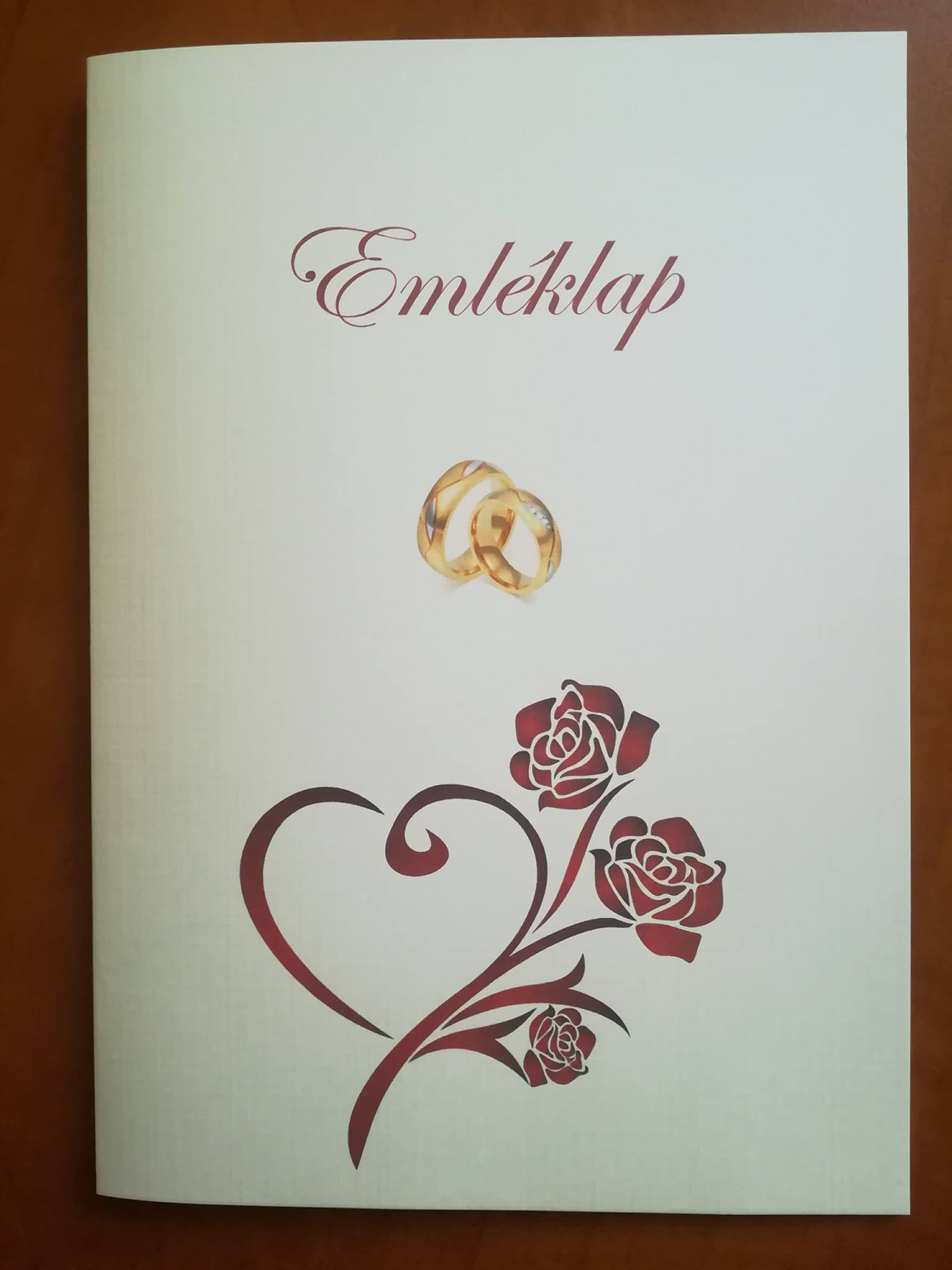 Esküvői emléklap 045