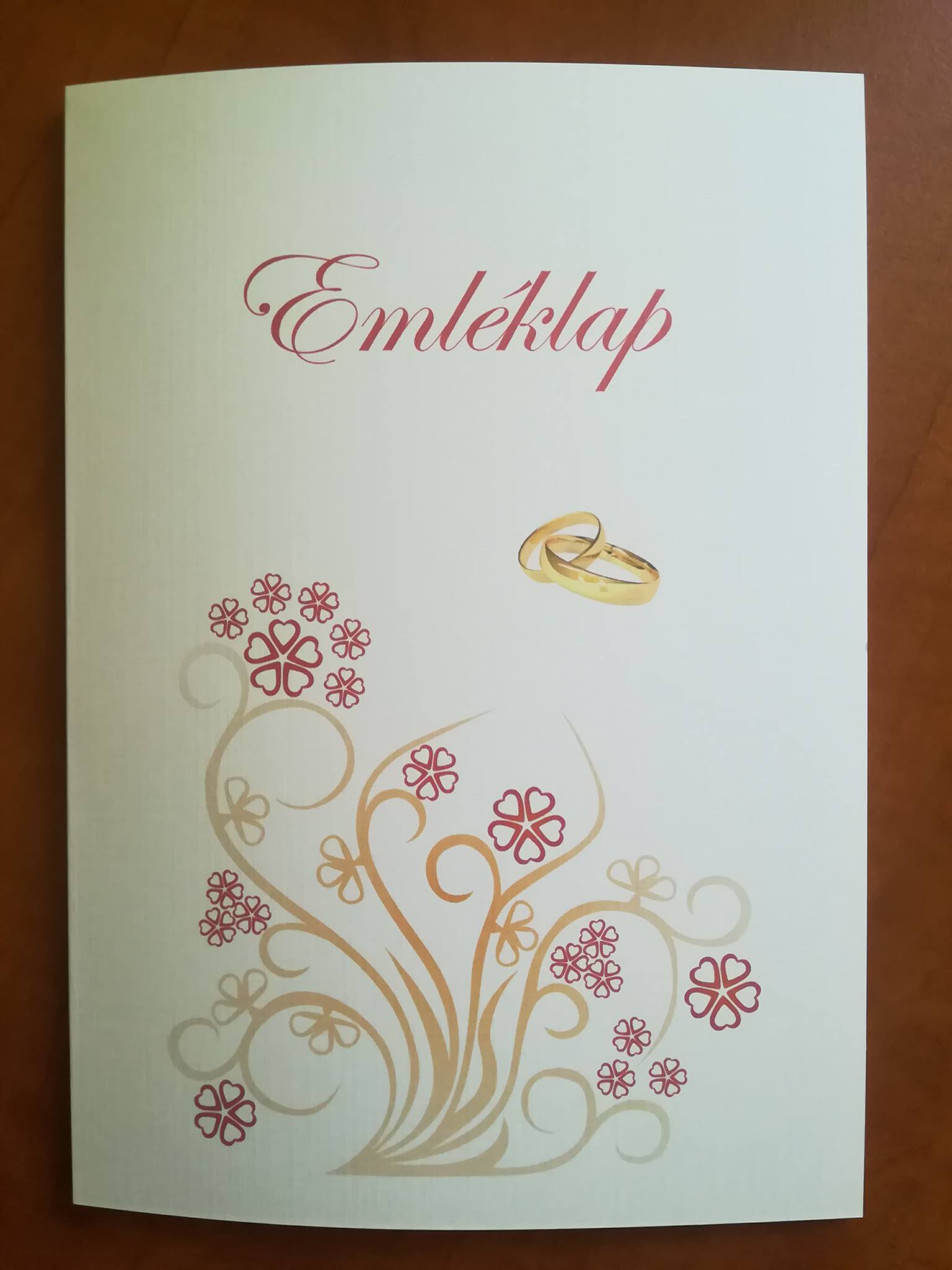 Esküvői emléklap 048