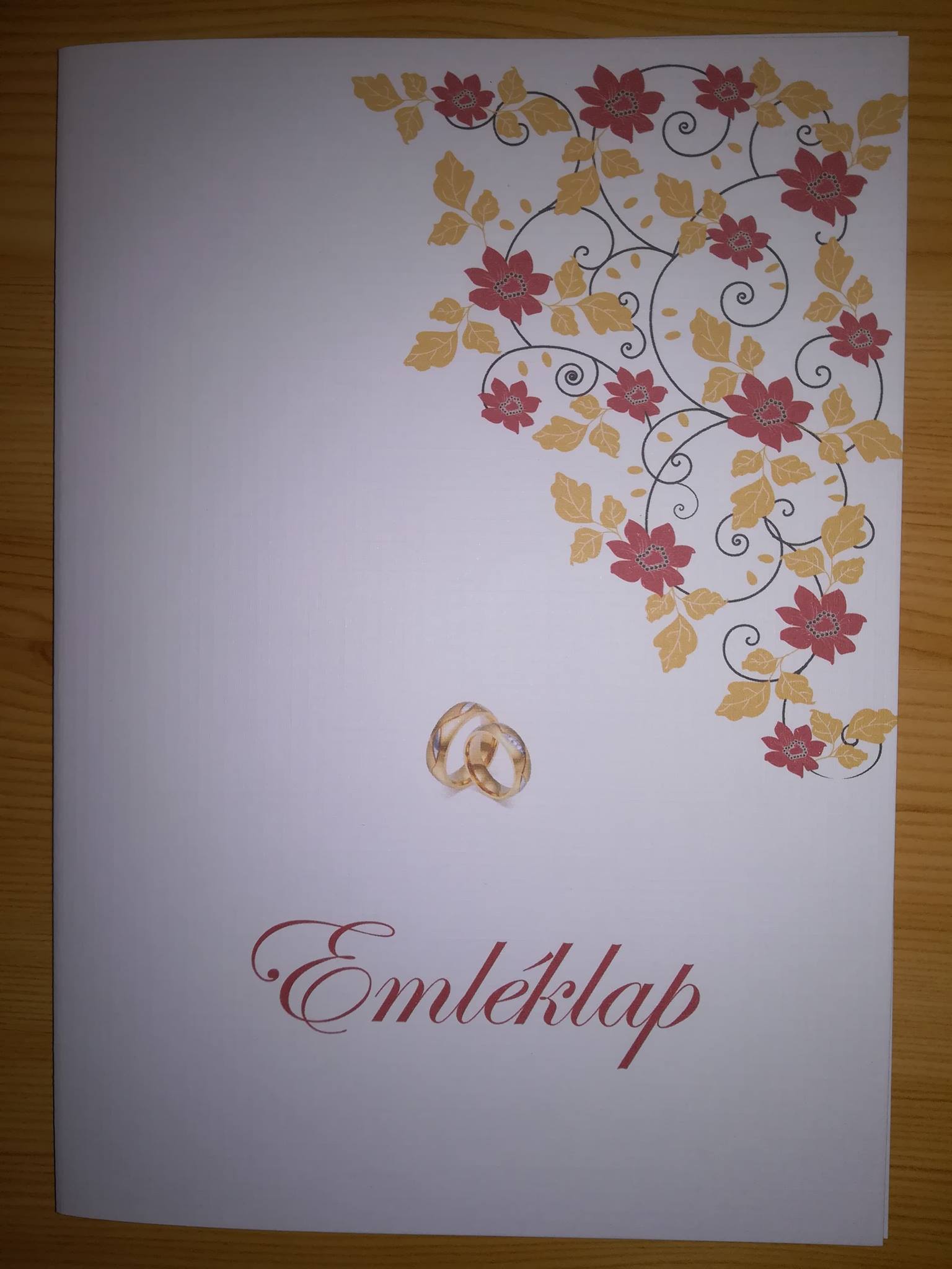 Esküvői emléklap 053
