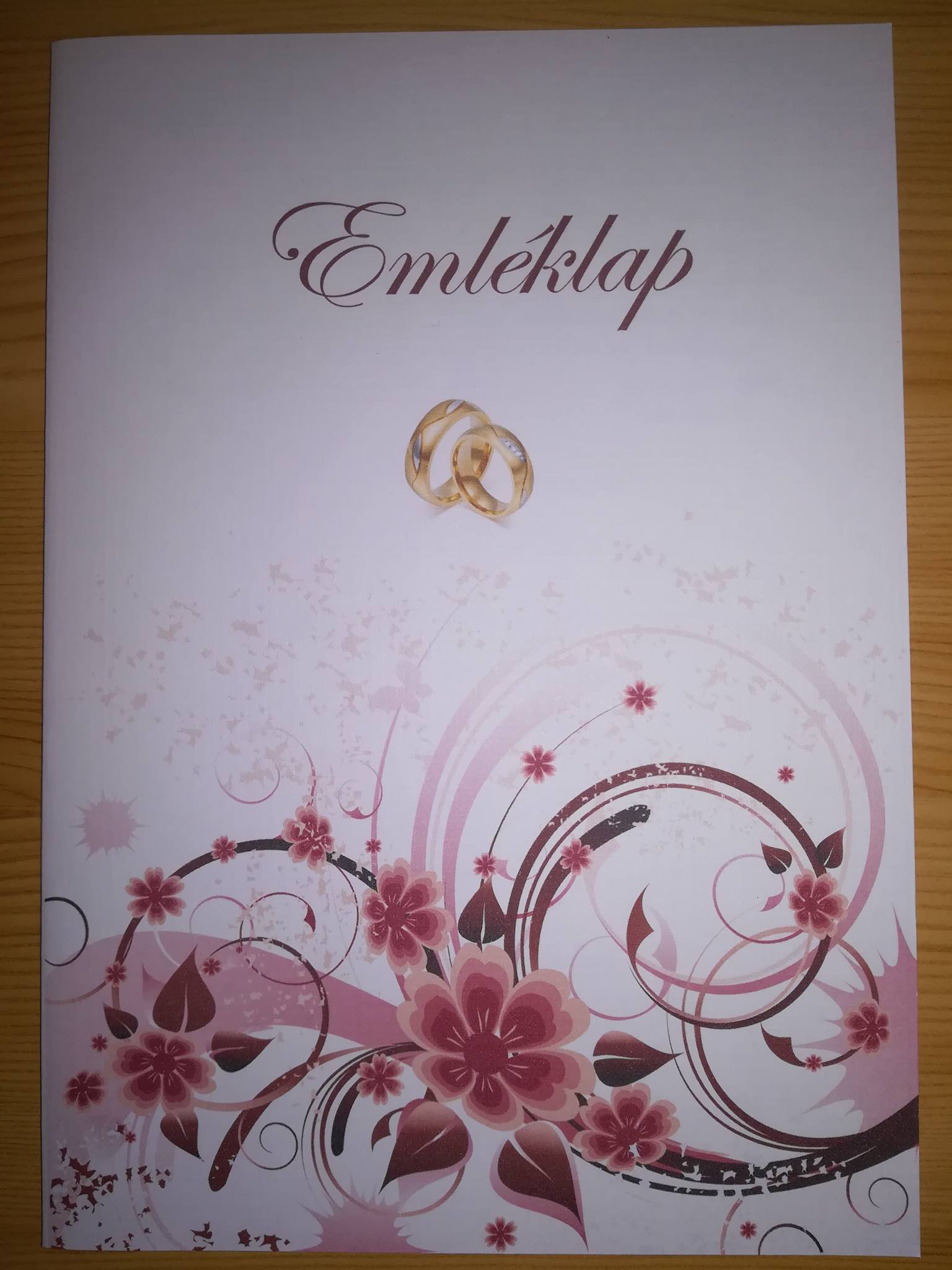 Esküvői emléklap 054