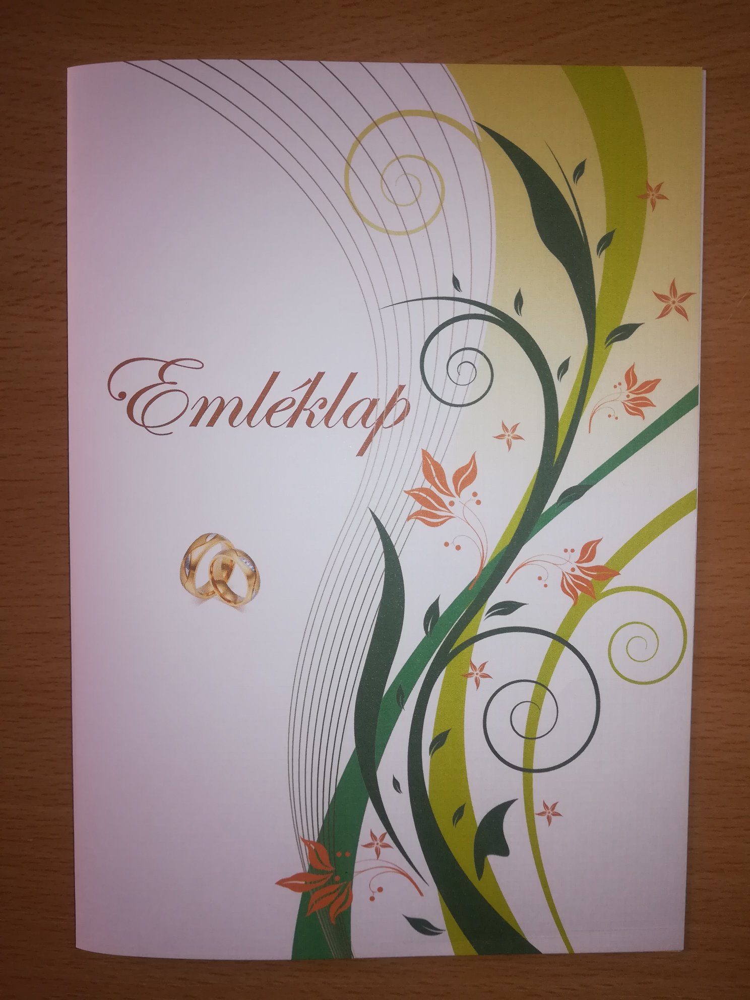 Esküvői emléklap 070