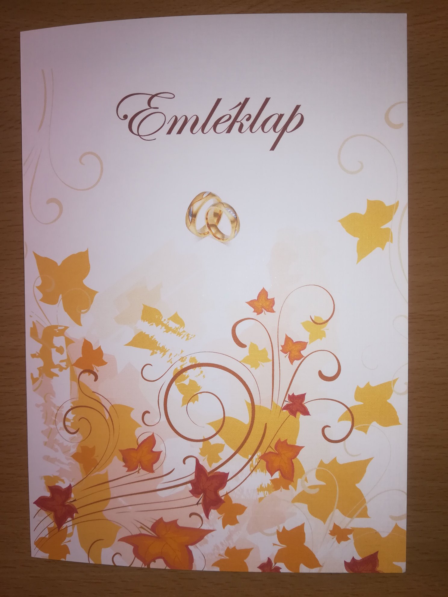 Esküvői emléklap 071