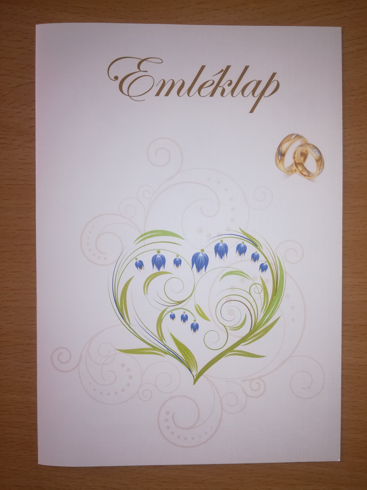 Esküvői emléklap 074