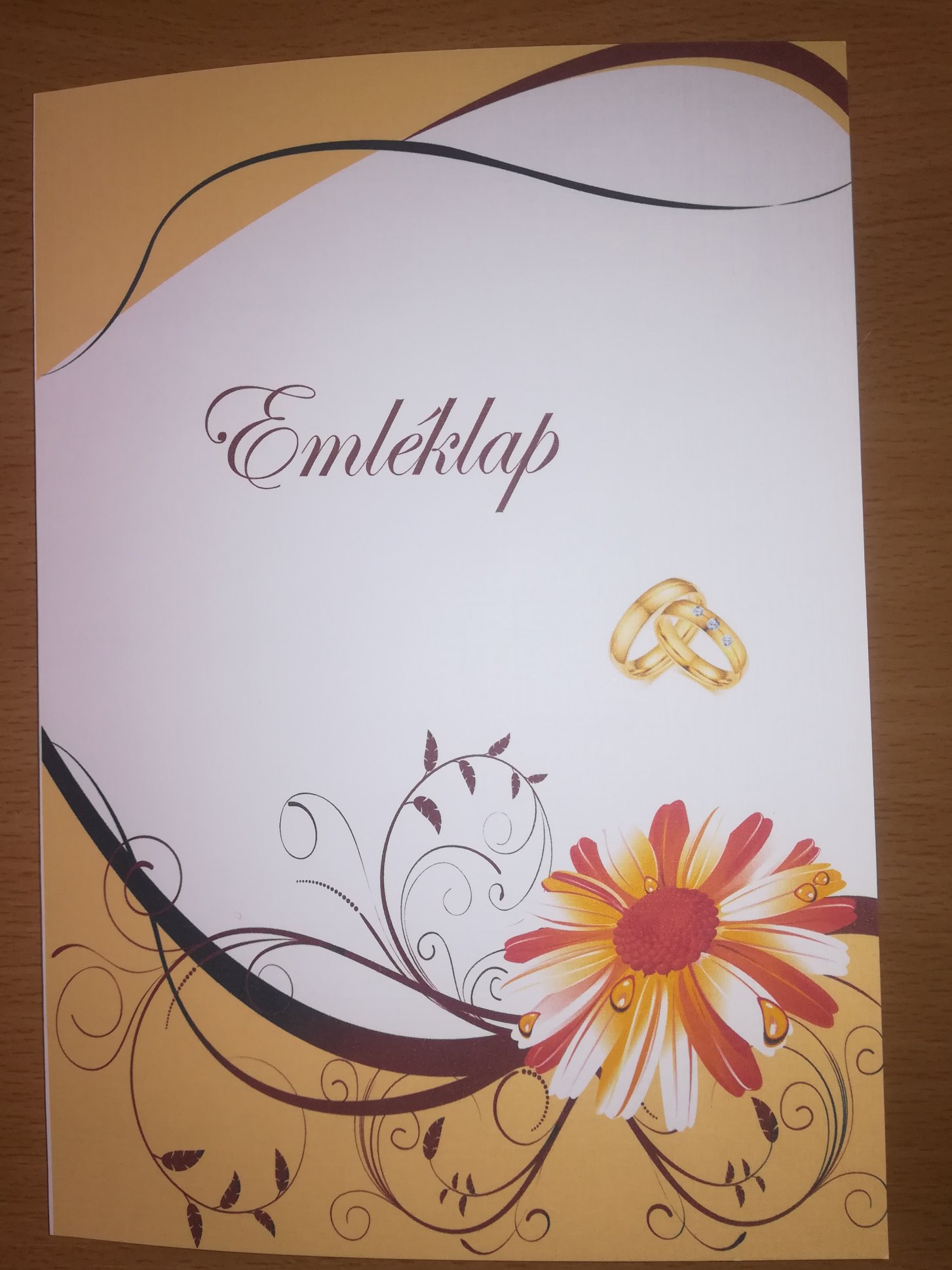 Esküvői emléklap 077