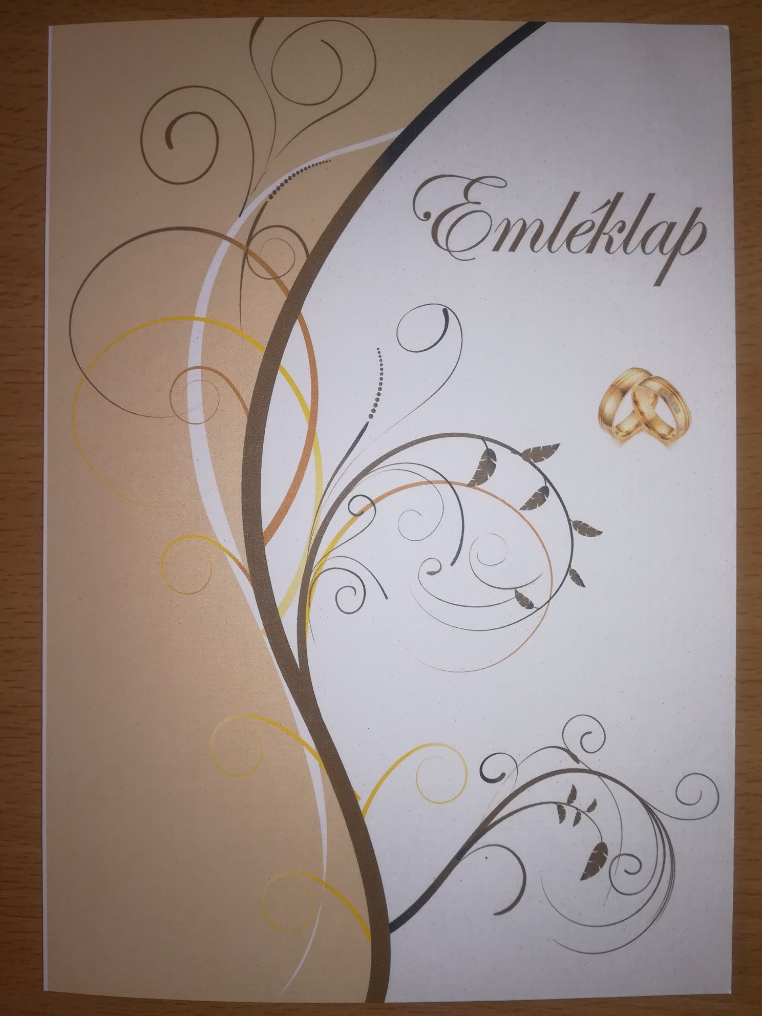 Esküvői emléklap 080