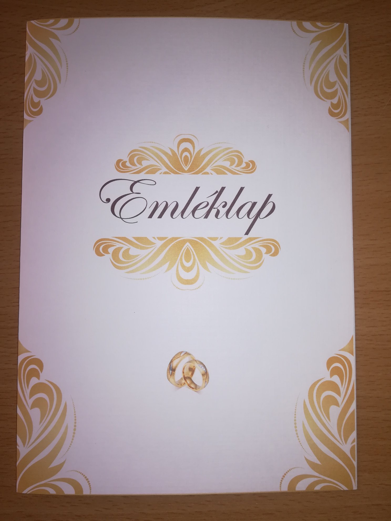 Esküvői emléklap 081