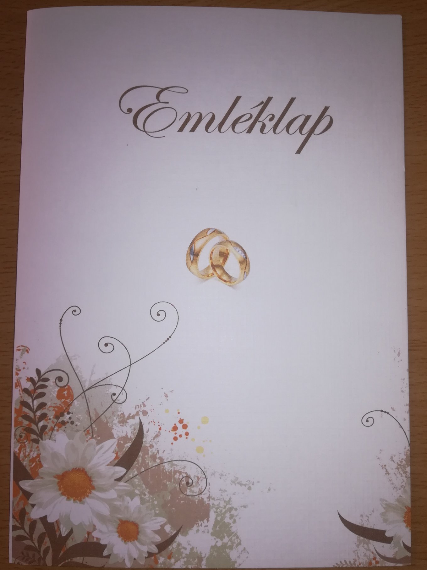 Esküvői emléklap 084